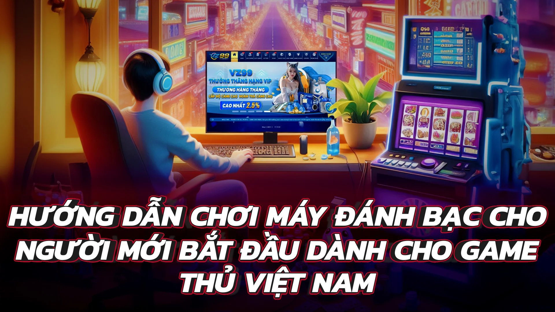 Hướng dẫn chơi máy đánh bạc cho người mới bắt đầu dành cho game thủ Việt Nam